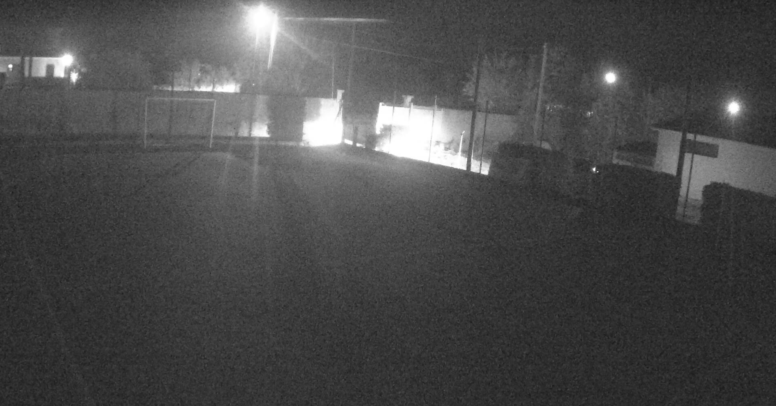 Figure visible in house surveillance feed